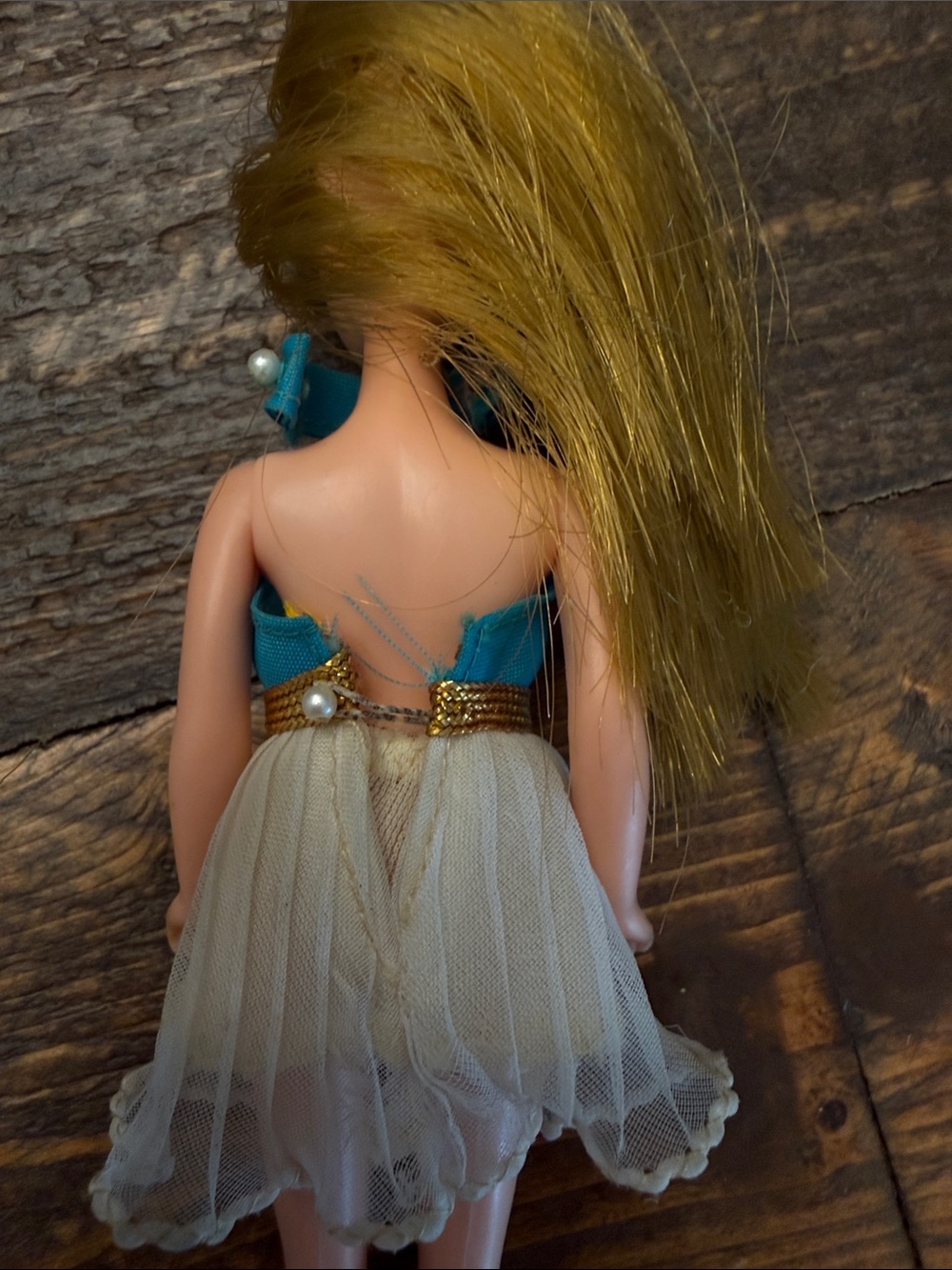 ORIGINAL DRESS Vintage 1970s Topper Dawn Doll P11A Blue Eyes Mini Blonde - Picture 6 of 12